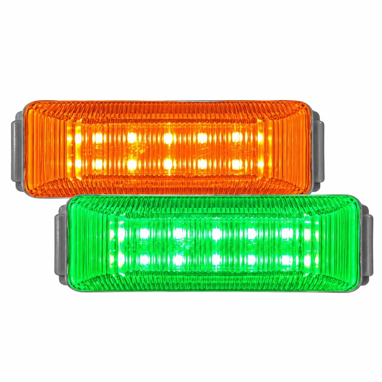 Plafón bicolor de 20 LED ámbar/verde — foto 1 de 2