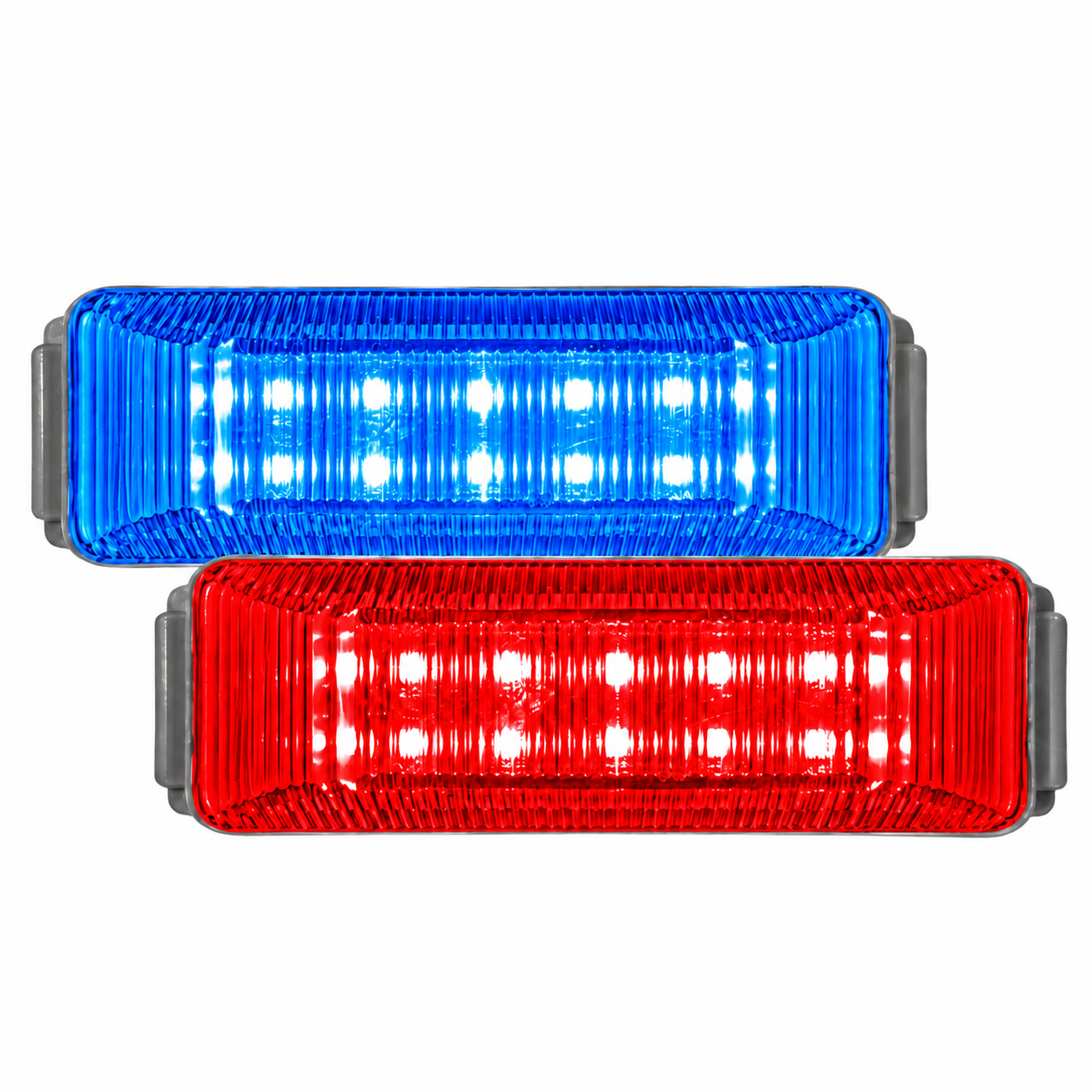 Plafón bicolor de 20 LED rojo/azul — foto 1 de 2
