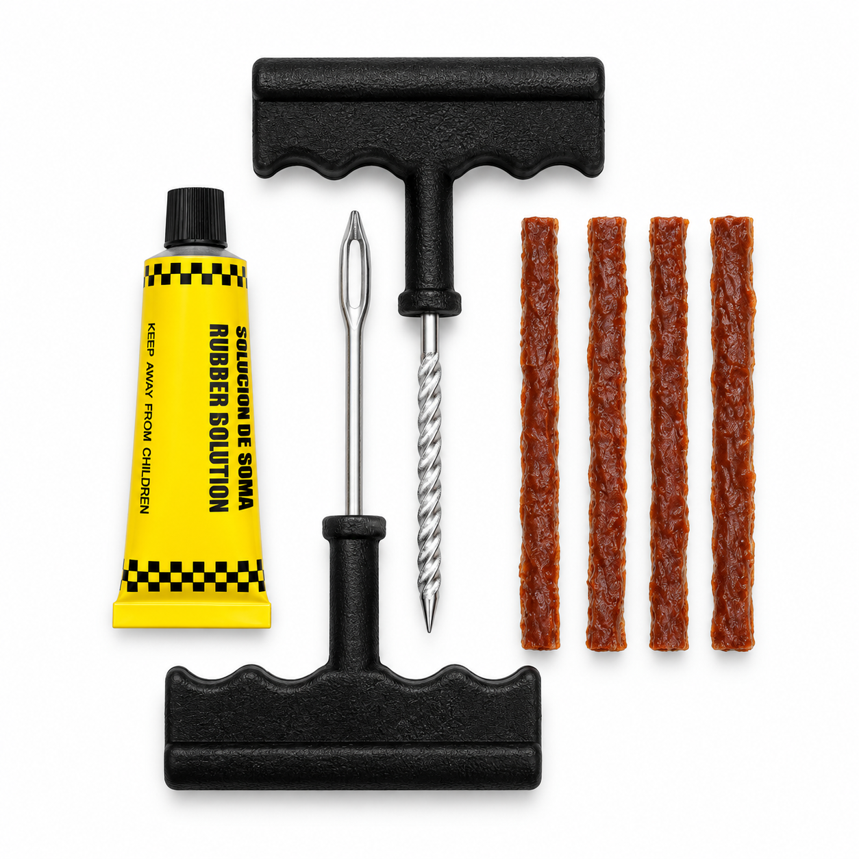 Kit de reparación de neumáticos para motocicleta