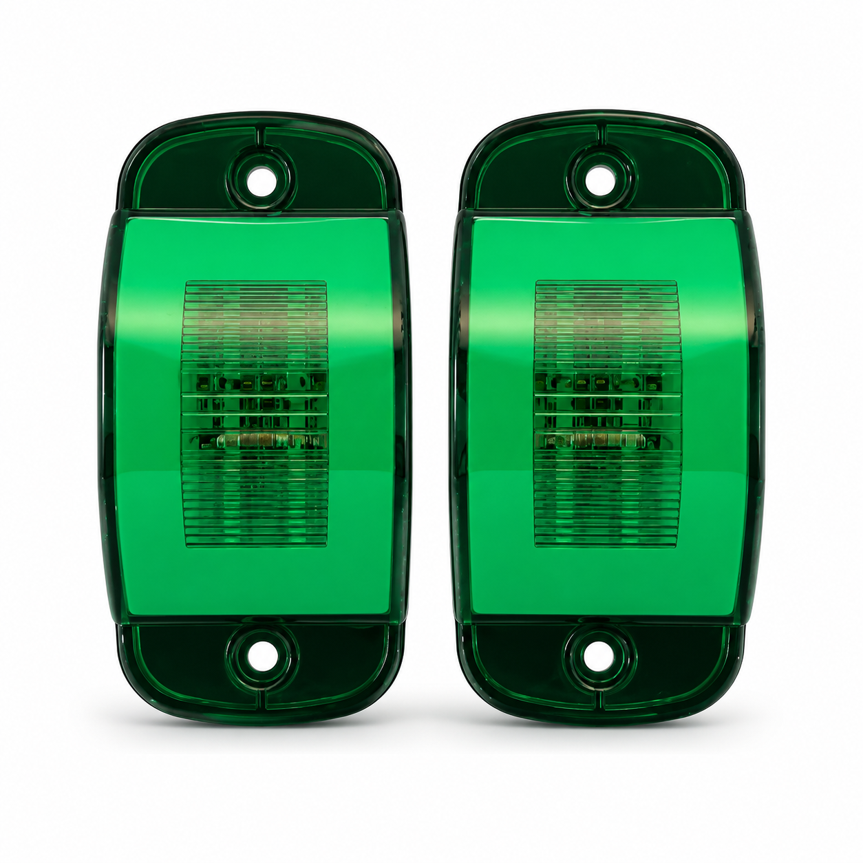 Plafón lateral para camión con GLO  — Verde