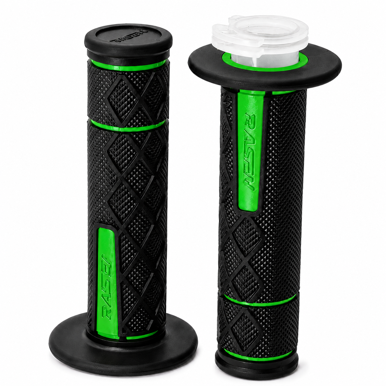 Puño de caucho doble agarre — Verde