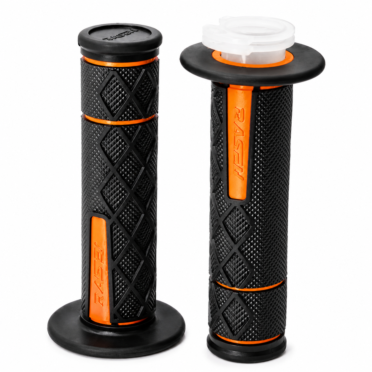 Puño de caucho doble agarre — Naranja