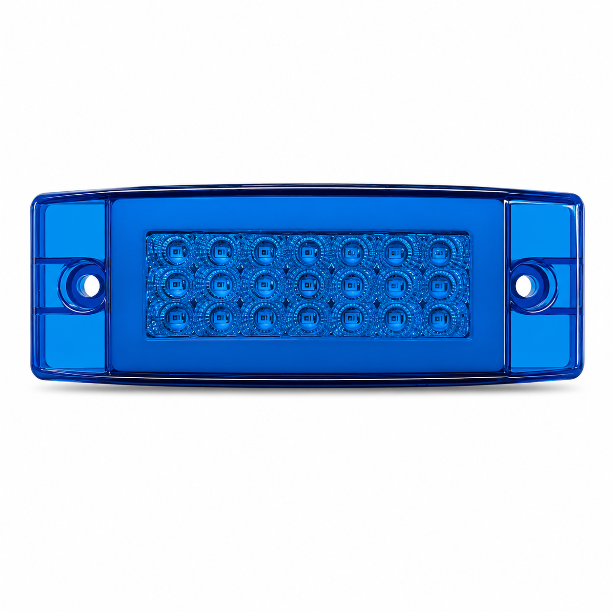 Plafón direccional lateral para camion con LED + glo  — Azul