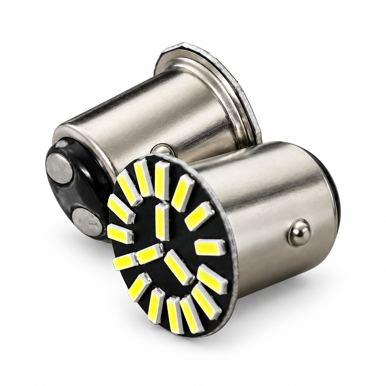 Foco 1034 tipo cazuela con 19 hyperleds y función estrobo — Blanco