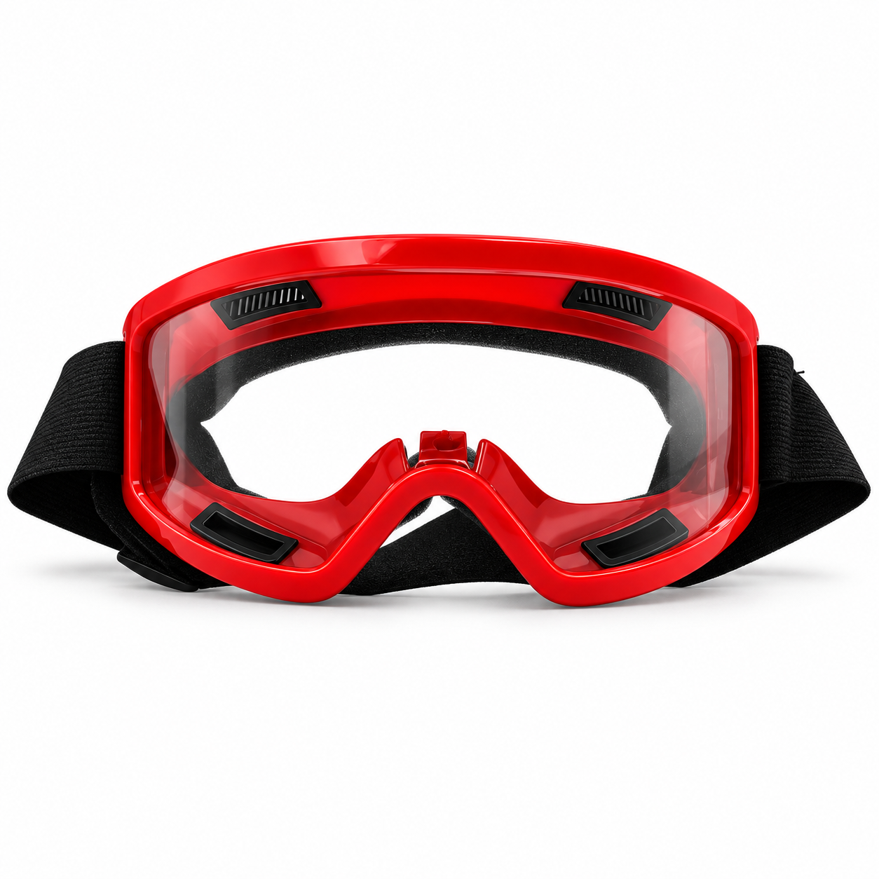 Google deportivos tipo Cross para motociclista — Rojo