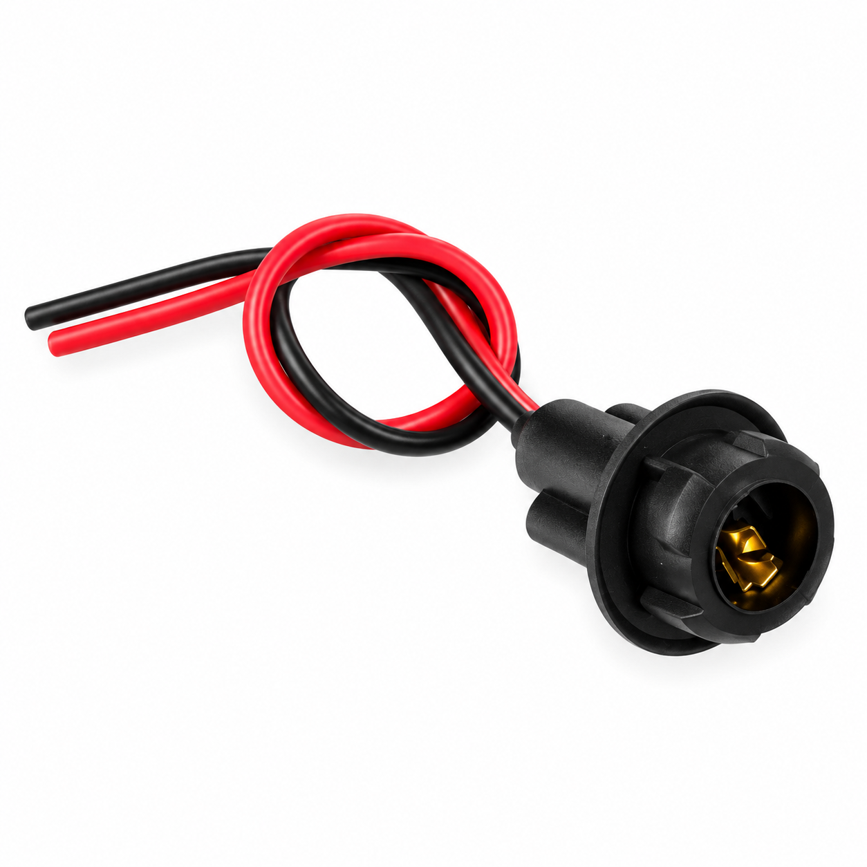 Soquet con cable conector para T10 · Con conector y cerámico