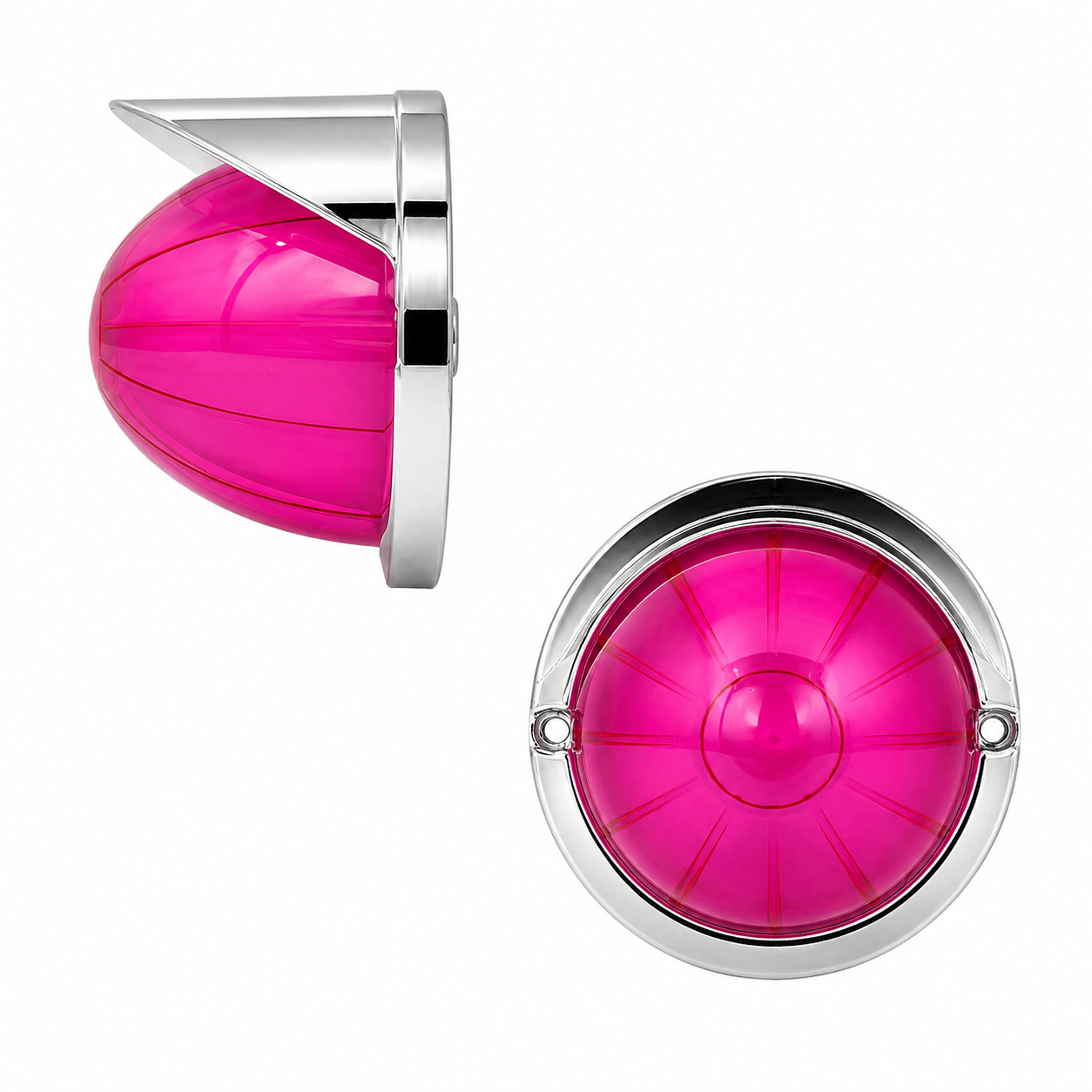 Plafón LED GLO lateral tipo Zepelin · Rosa