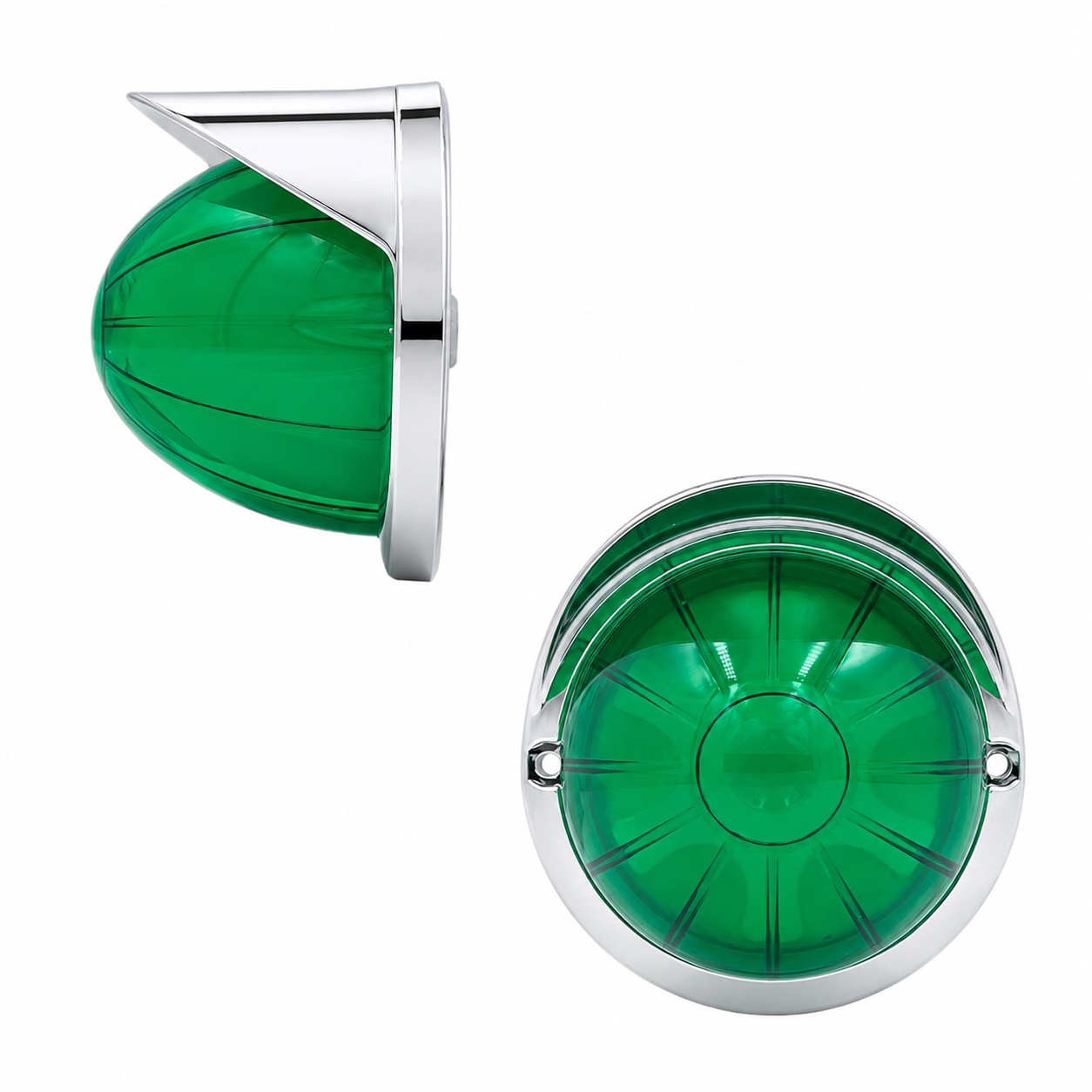 Plafón LED GLO lateral tipo Zepelin · Verde