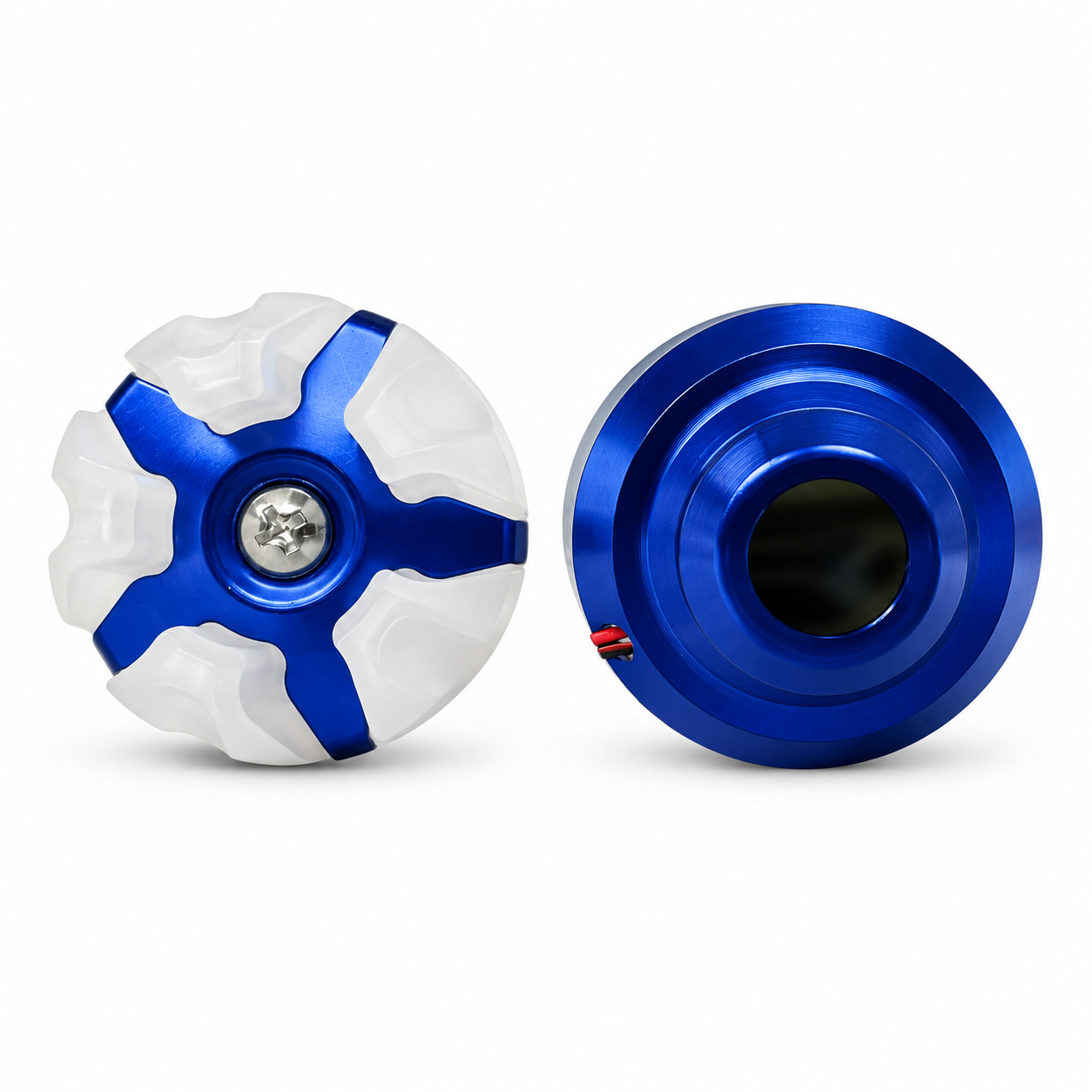 Slider para motocicleta con luz rgb y carcaza de color  — Azul