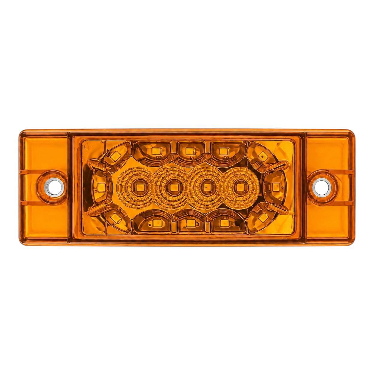 Plafon lateral ámbar de 16 LED