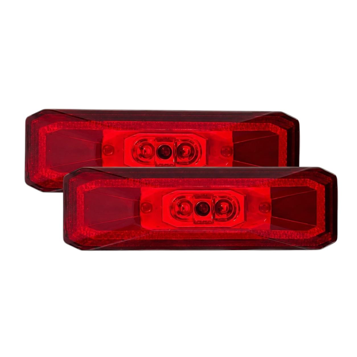 Plafón lateral rojo LED galactic