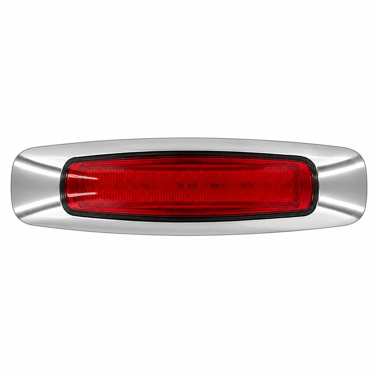 Plafon Turbo LED con base cromada — Rojo