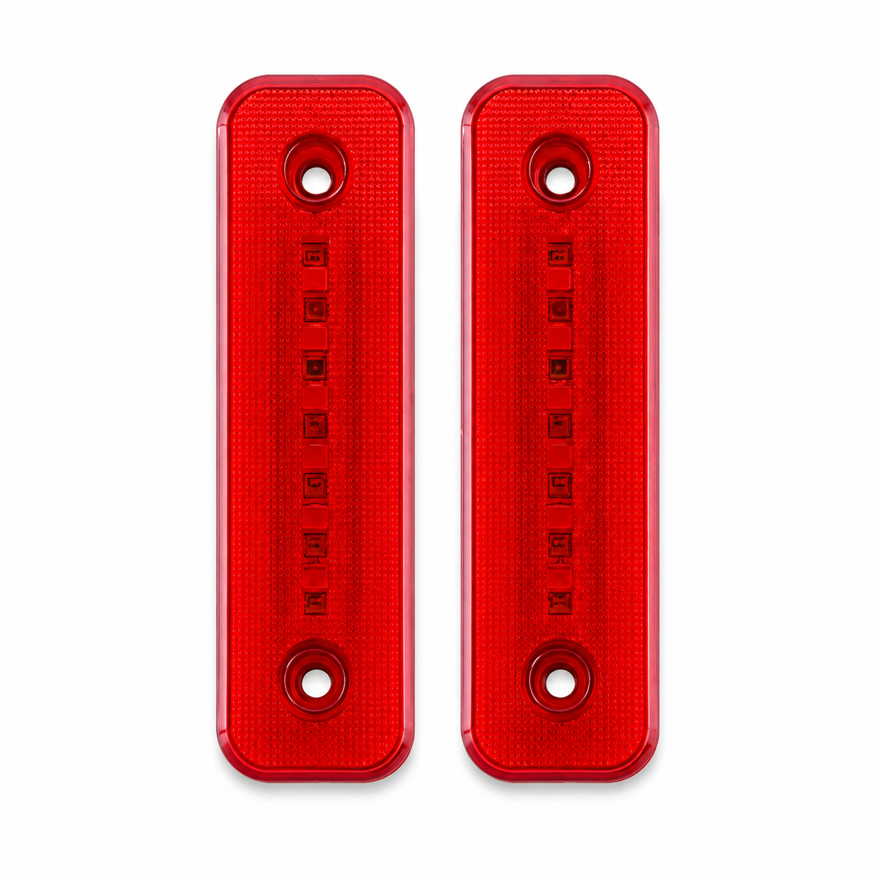 Plafón lateral rojo de 6 LED