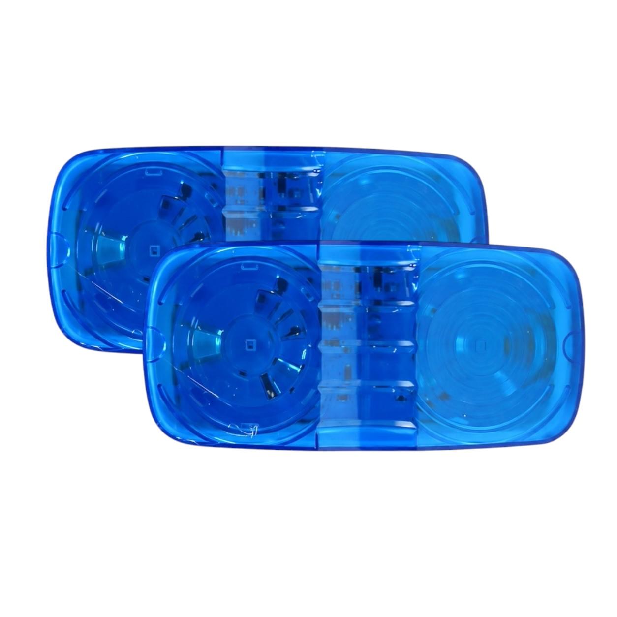 Plafón LED doble Intensidad azul