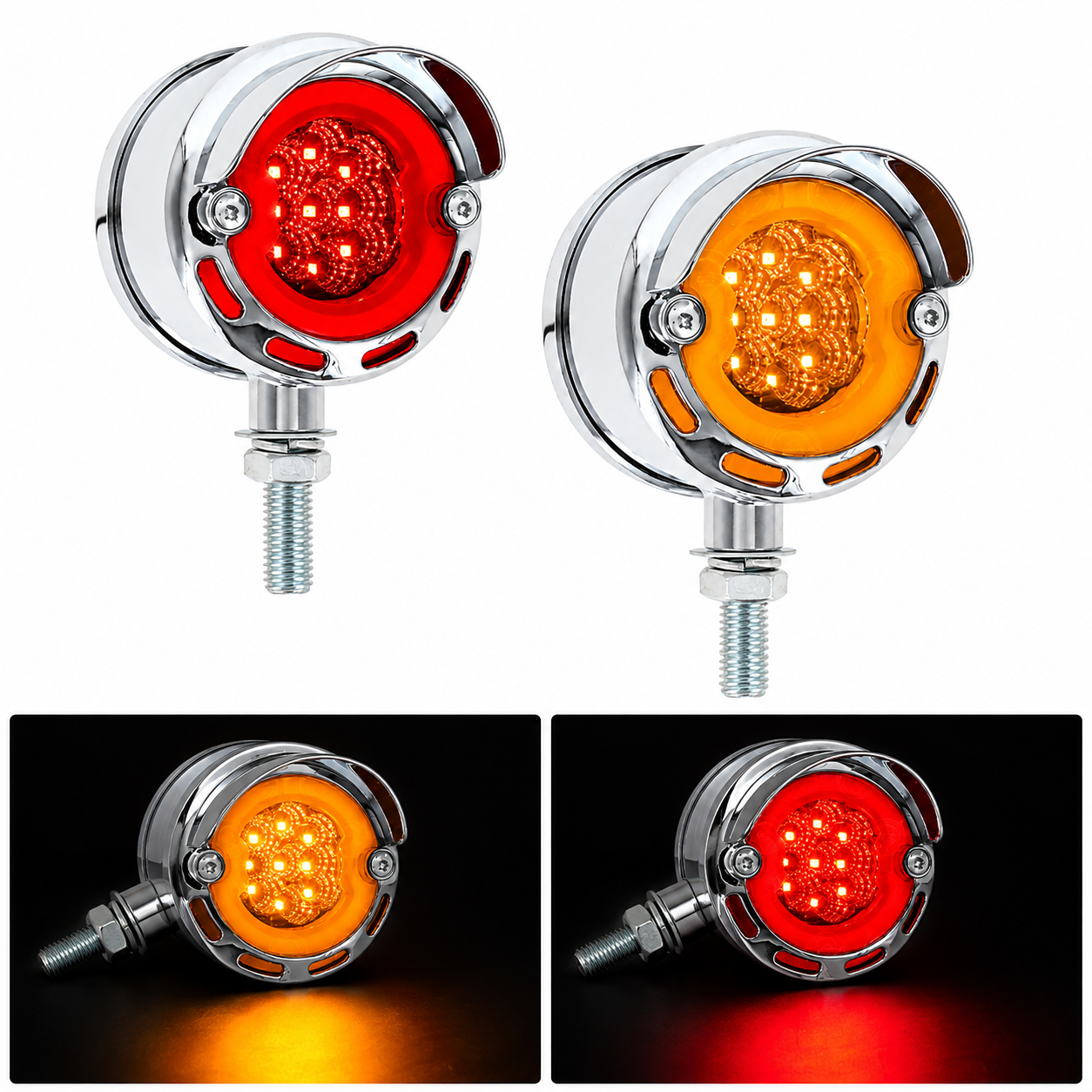 Plafón de doble vista con arillo de 18 LED L 